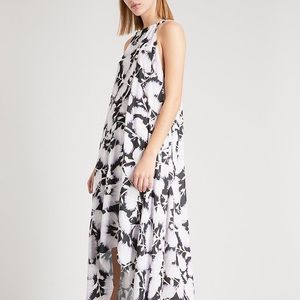 Reiss Megan Crepe Maxi Dress